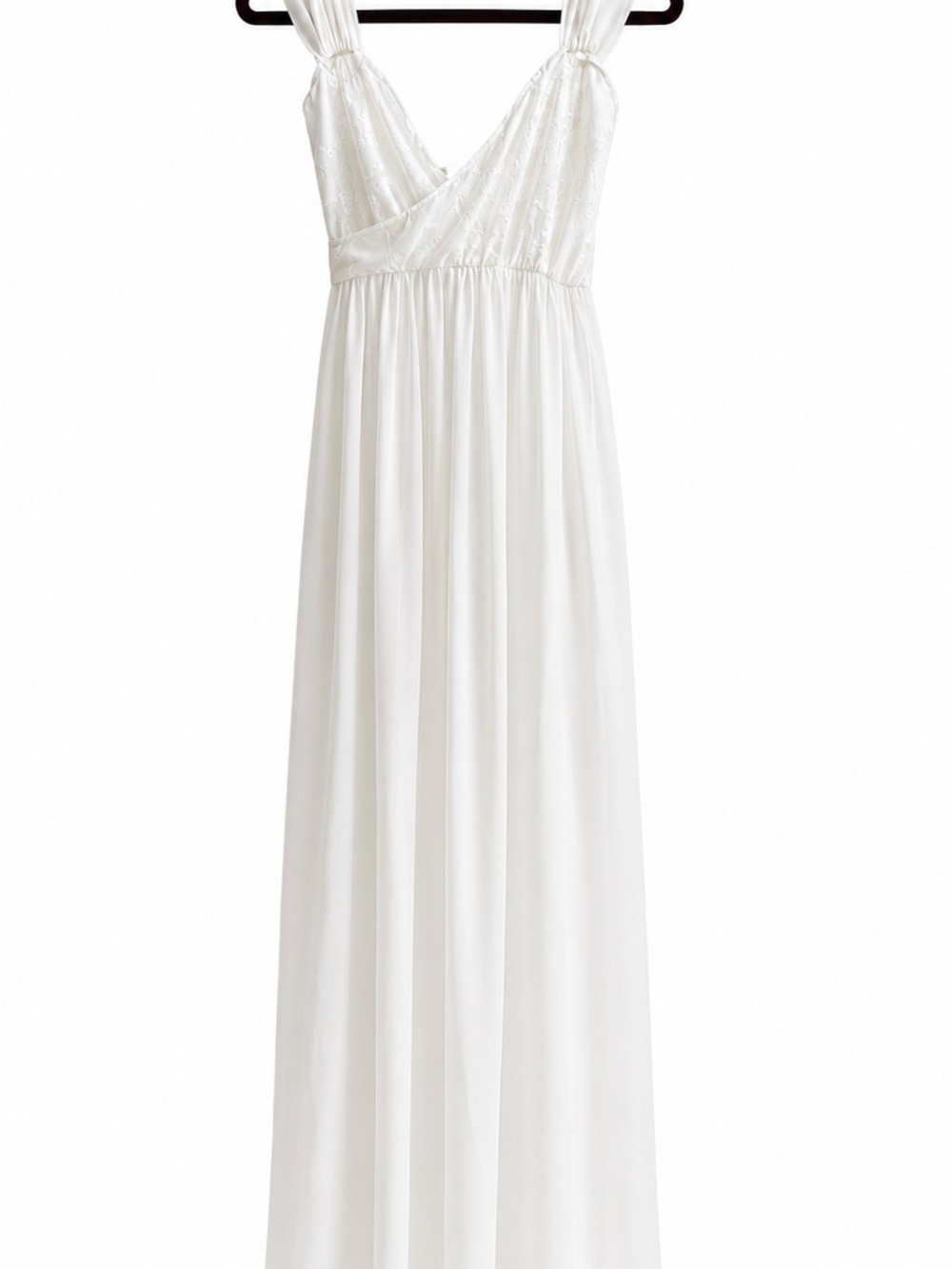 Never Worn - Women's White Lace Maternity Gown